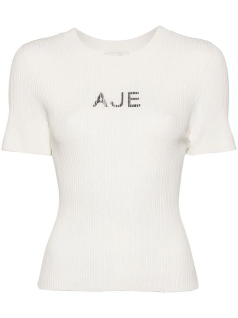 Aje ribbed top - Neutrals - zdjęcie produktu nr 1