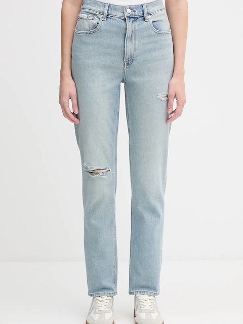 Calvin Klein Jeans jeansy damskie high waist LV047D722G - zdjęcie produktu nr 1