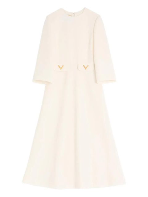 Valentino Garavani Vlogo midi dress - Neutrals - zdjęcie produktu nr 1