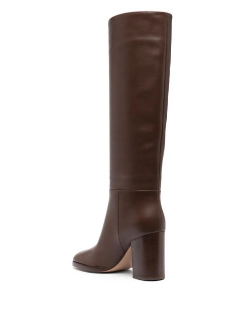 Gianvito Rossi 85mm leather boots - Brown