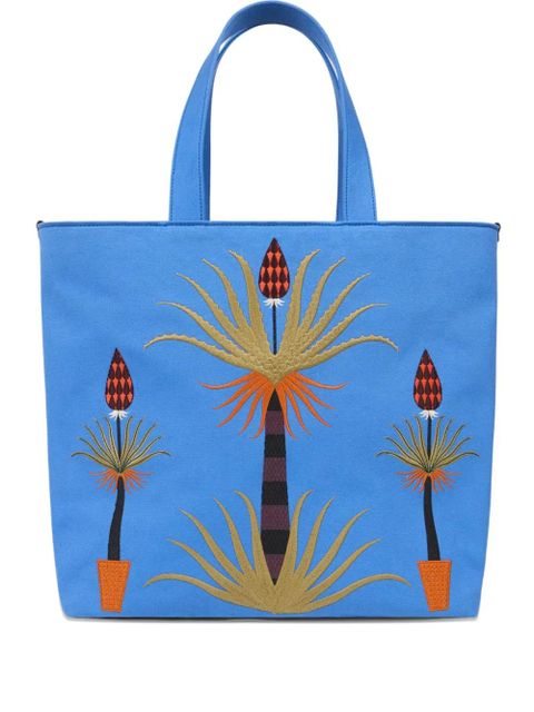 ETRO x Agostino Iacurci canvas tote bag - Blue - zdjęcie produktu nr 1