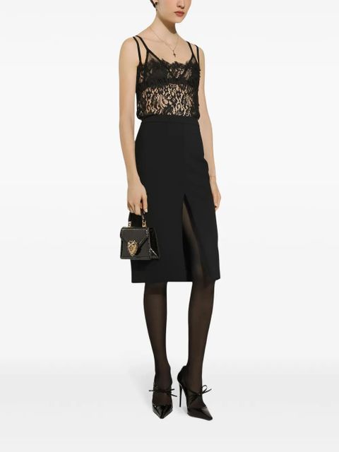 Dolce & Gabbana lace square-neck camisole - Black
