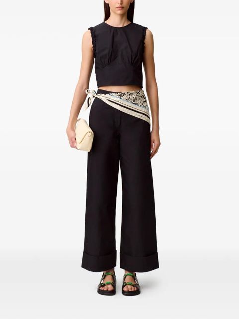 Claudie Pierlot ruffled blouse - Blue - zdjęcie produktu nr 2