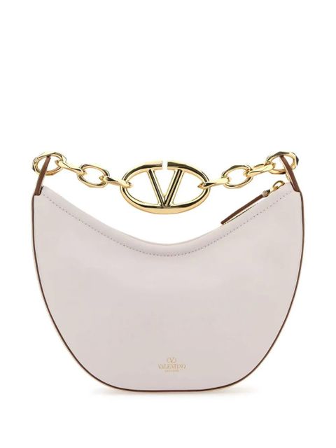 Valentino Garavani small VLogo Moon tote bag - Pink