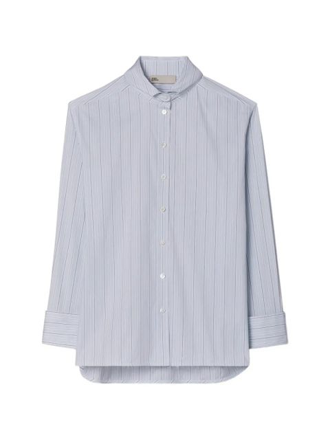 Tory Burch striped cotton shirt - Blue - zdjęcie produktu nr 1