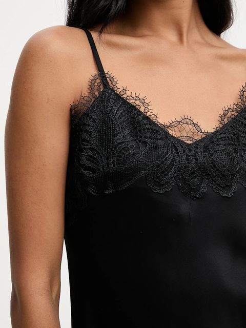 Answear.LAB sukienka kolor czarny mini prosta