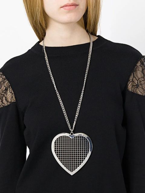Givenchy heart pendant necklace - Metallic - zdjęcie produktu nr 2