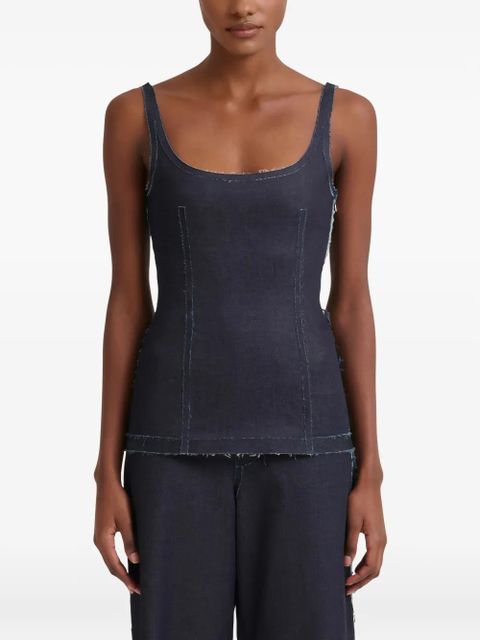 Marni denim corset top - Blue