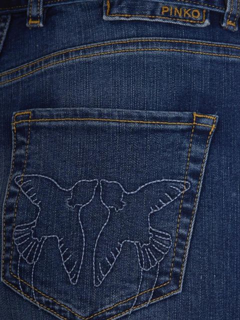 PINKO belt-detail denim jeans - Blue