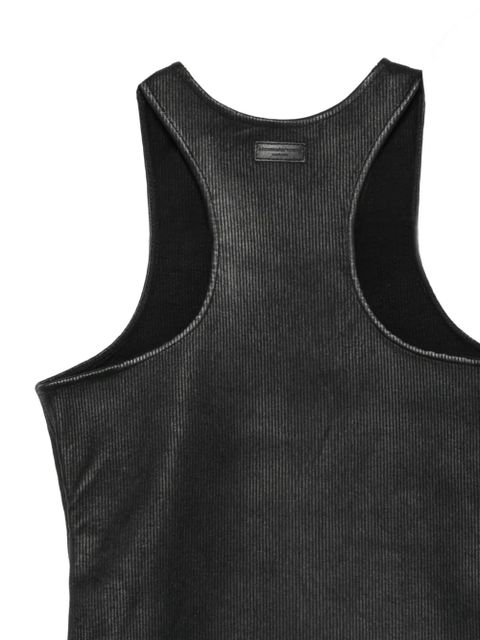 Alexander Wang ribbed tank top - Black