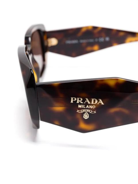 Prada Eyewear square-frame sunglasses - Brown - zdjęcie produktu nr 2