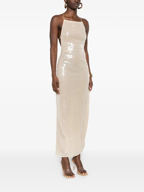 Oséree Marylin sequin-embellished dress - Neutrals - zdjęcie produktu nr 2