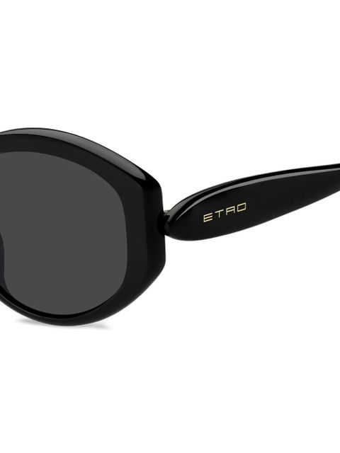 ETRO logo-print sunglasses - Black