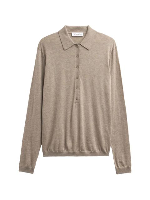 The Frankie Shop button knitted top - Grey - zdjęcie produktu nr 1
