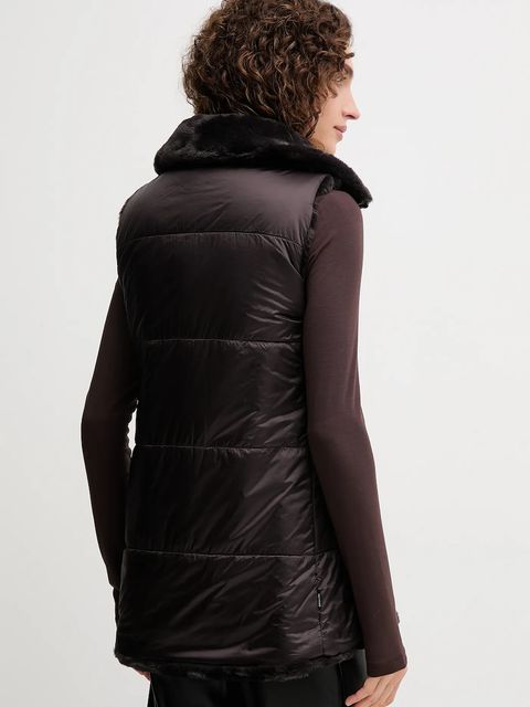 Save The Duck bezrękawnik NIVES kolor brązowy zimowy D82493W.FURY21