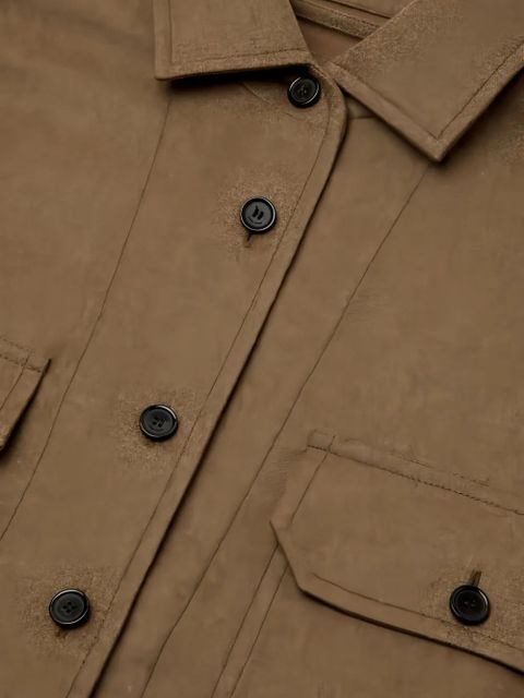 Loro Piana Darby chest-pockets button shirt jacket - Brown