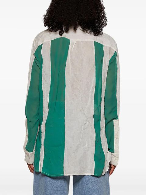 Christopher Esber spliced shirt - Green