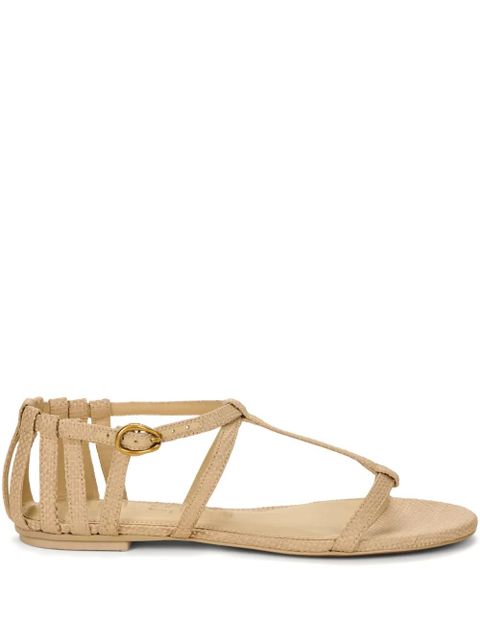 Cult Gaia leather sandals - Neutrals - zdjęcie produktu nr 1