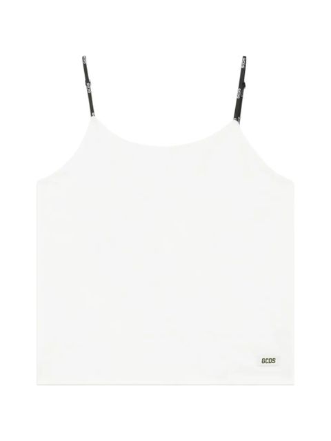 GCDS logo-strap tank top - White - zdjęcie produktu nr 1