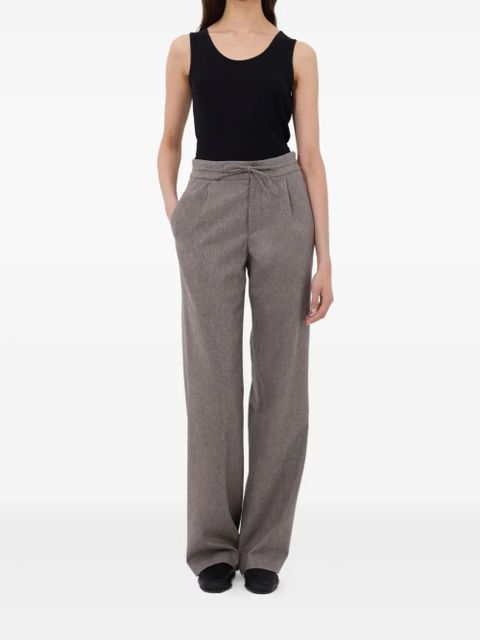 LouLou de Saison Harlem pleated drawstring trousers - Brown - zdjęcie produktu nr 2