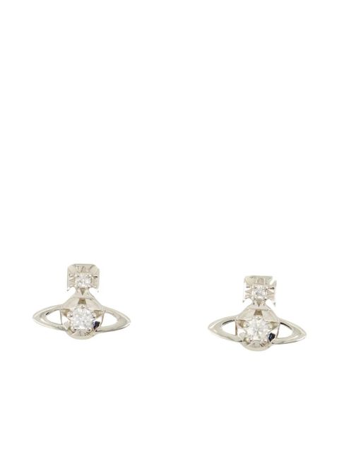 Vivienne Westwood orb cubic zirconia earrings - Silver - zdjęcie produktu nr 1
