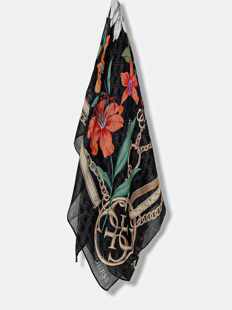 Guess chusta KEFIAH damska kolor czarny wzorzysta AW5346 POL03 - zdjęcie produktu nr 1