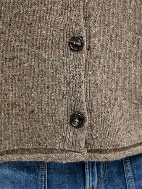 Marc O'Polo kardigan z dodatkiem wełny damski kolor beżowy lekki 510608461121