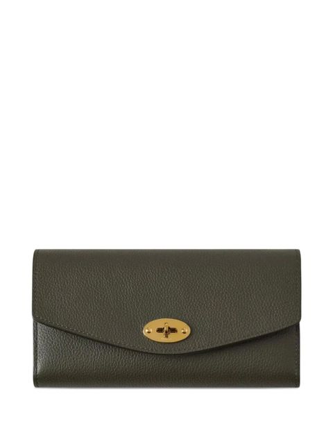 Mulberry Darley grained turn-lock wallet - Green - zdjęcie produktu nr 1
