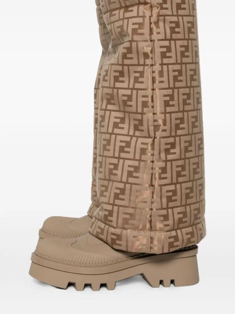 FENDI FF-pattern ski pants - Brown