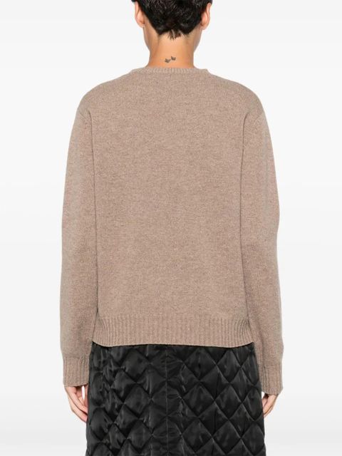 Max Mara round-neck wool sweater - Neutrals