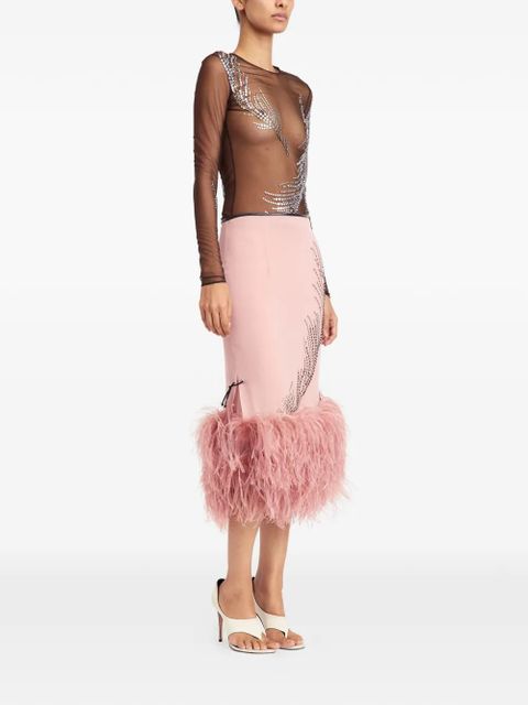 16Arlington Darwin embellished top - Brown