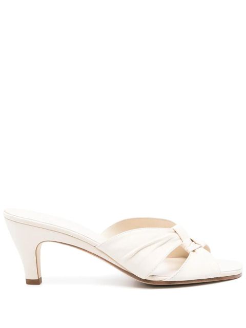 The Row 65mm Soft Knot sandals - White