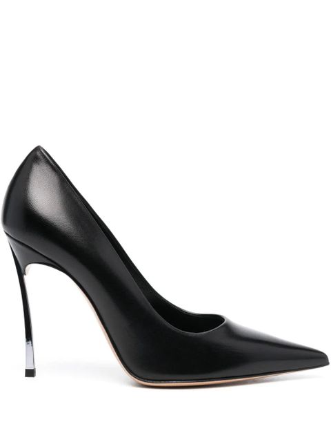 Casadei sculpted-heel 110mm leather pumps - Black - zdjęcie produktu nr 1