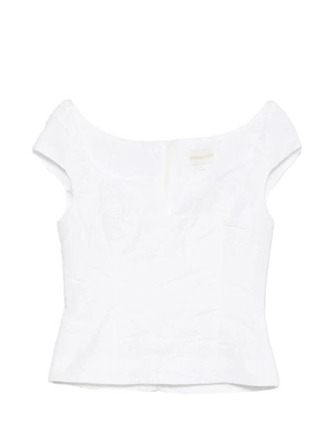 SHUSHU/TONG V-neck top - White - zdjęcie produktu nr 1