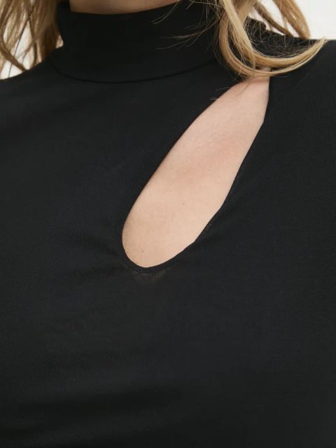 Answear.LAB body damskie kolor czarny gładka