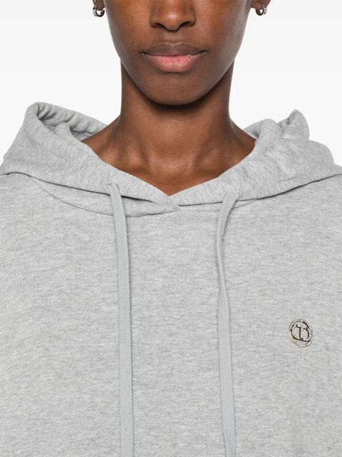 TWINSET logo-plaque tracksuit - Grey