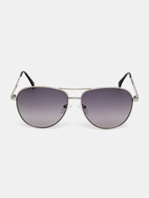 Guess okulary przeciwsłoneczne damskie kolor srebrny GF6157 10B