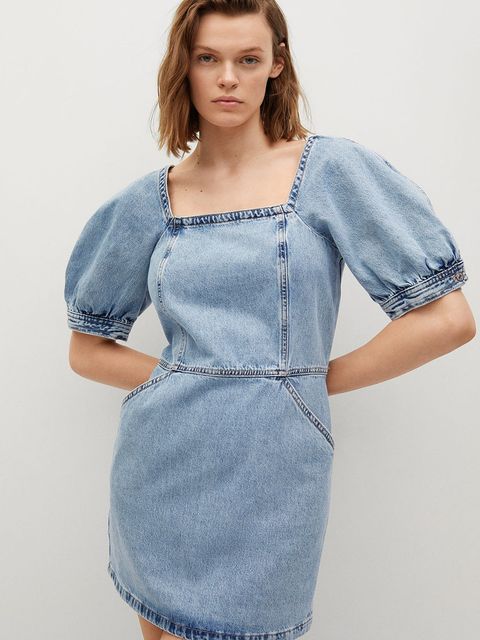 Mango - Sukienka jeansowa Vitoria