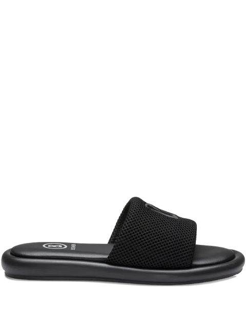 BOGNER logo-detail mesh flat sandals - Black - zdjęcie produktu nr 1