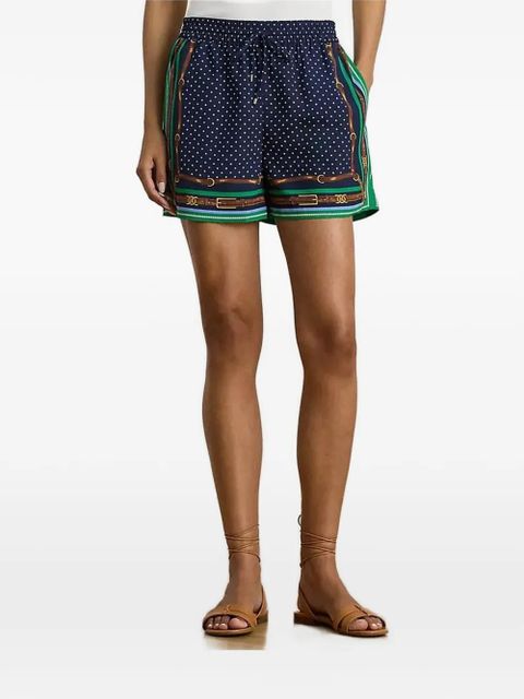 Lauren Ralph Lauren polka dot print shorts - Blue - zdjęcie produktu nr 1