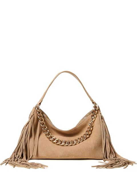 TWINSET medium Liliane fringed chain shoulder bag - Neutrals - zdjęcie produktu nr 1