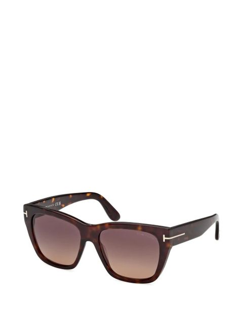 TOM FORD Eyewear square frame sunglasses - Brown - zdjęcie produktu nr 2