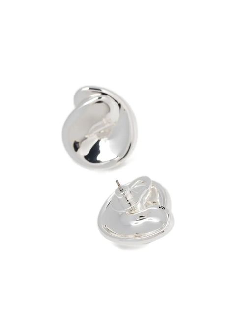 Jenny Bird Rio button earrings - Silver
