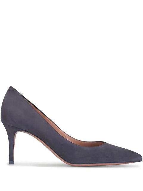 Gianvito Rossi 70mm Gianvito suede pumps - Grey - zdjęcie produktu nr 1