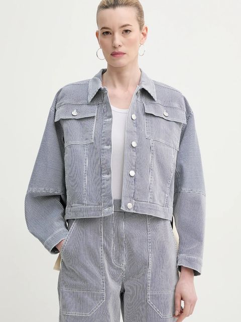 MUNTHE kurtka jeansowa bawełniana FAMKE