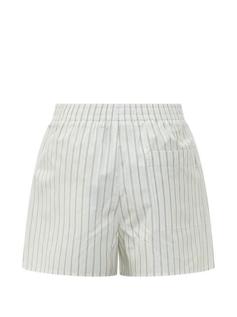 AMI Paris elasticated striped shorts - White - zdjęcie produktu nr 2