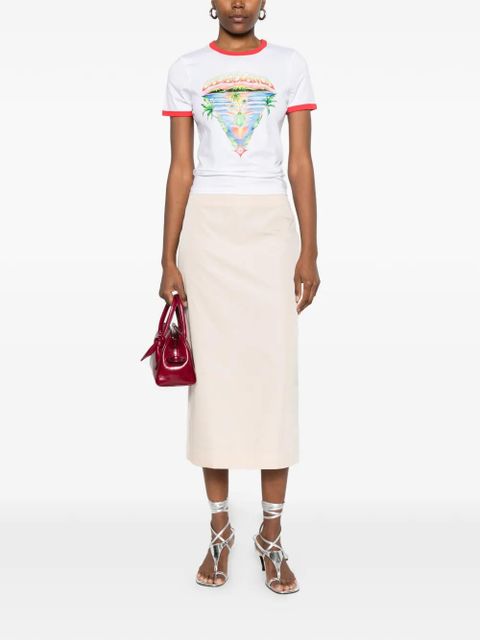 Casablanca graphic T-shirt - White - zdjęcie produktu nr 2