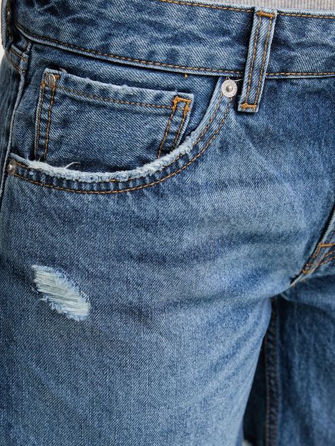 Pepe Jeans szorty jeansowe bawełniane REGULAR SHORT MW DISTRESSED - zdjęcie produktu nr 2