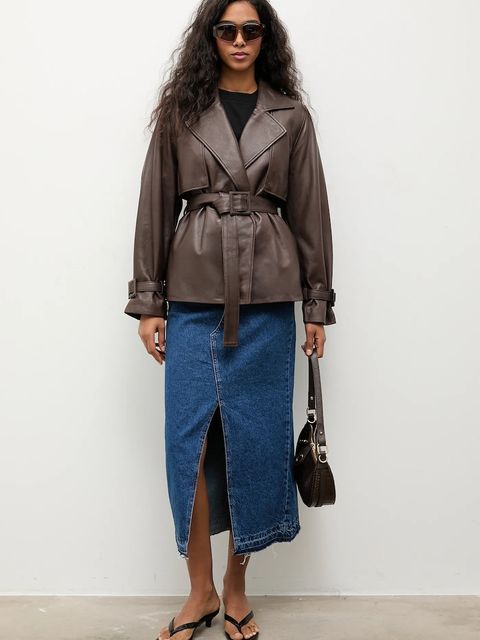 Answear.LAB kurtka skórzana