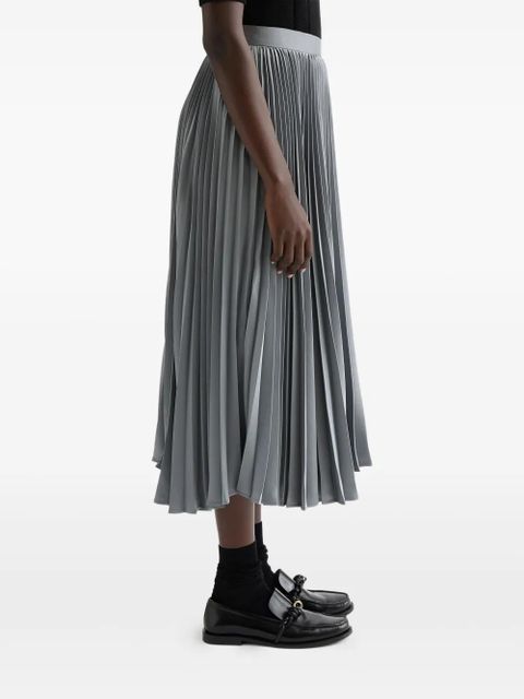 Jil Sander pleated-design skirt - Grey